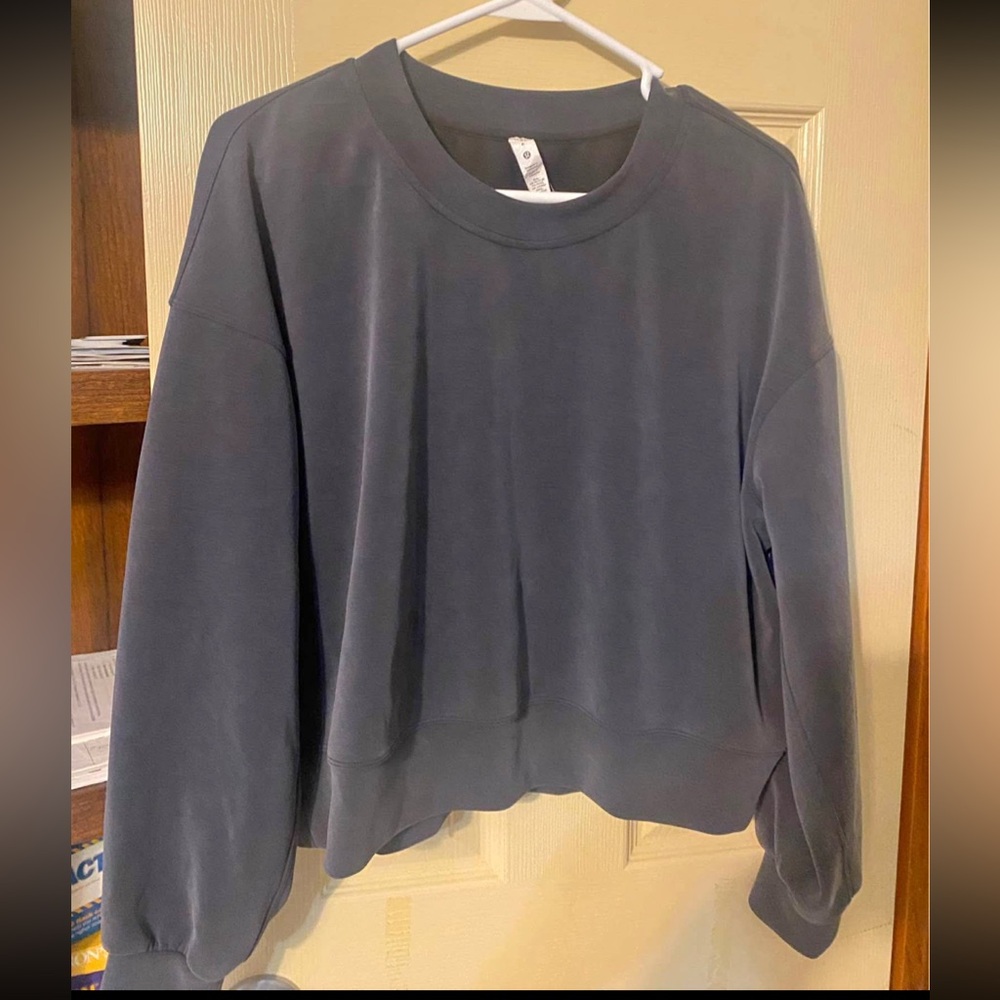 Lululemon softstream perfectly oversized cropped crew